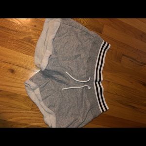 Grey adidas shorts